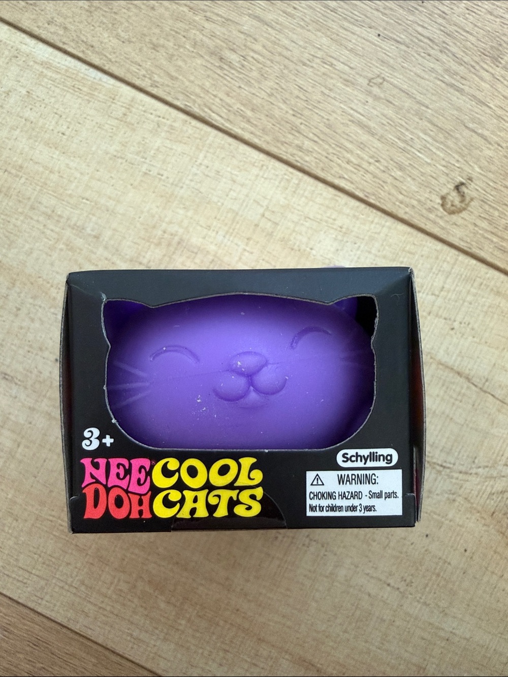 NeeDoh Cool Cats Purple Cat Stress Toy